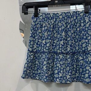 Wonder Nation Blue Floral Mini Skirt